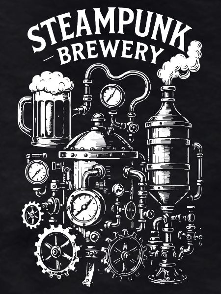 Steampunk Brauerei Geschenk