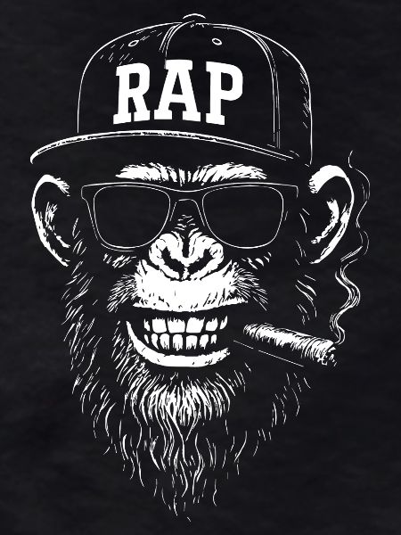 Rap Monkey Streetwear Cap