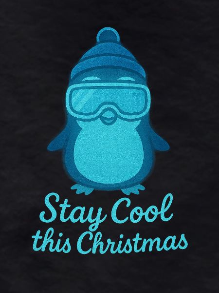 Stay Cool Christmas Penguin