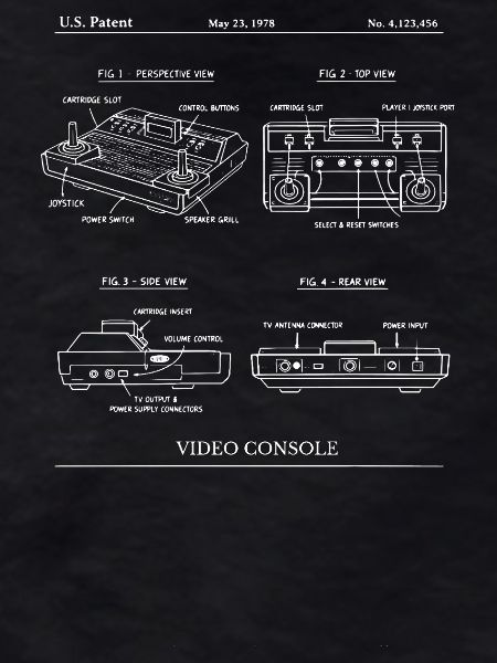 Retro Console Blueprint Design