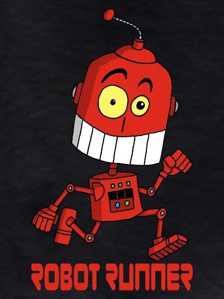 Red Running Robot