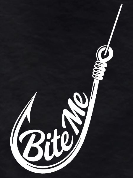 Bite Me Hook Silhouette Tee