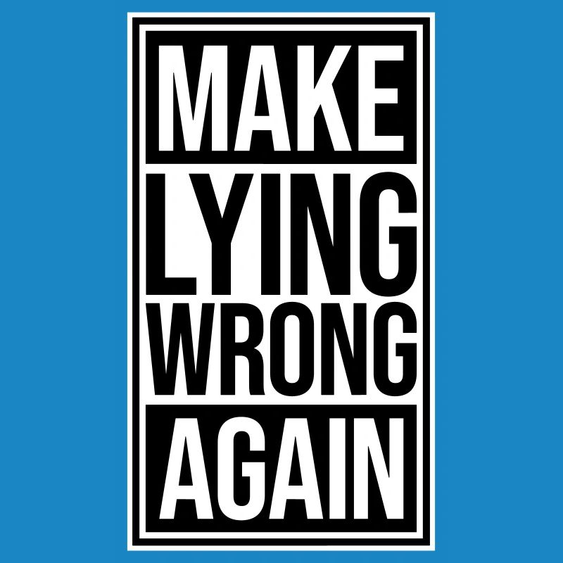Logo de déclaration politique « Make Fooling Wrong Again »