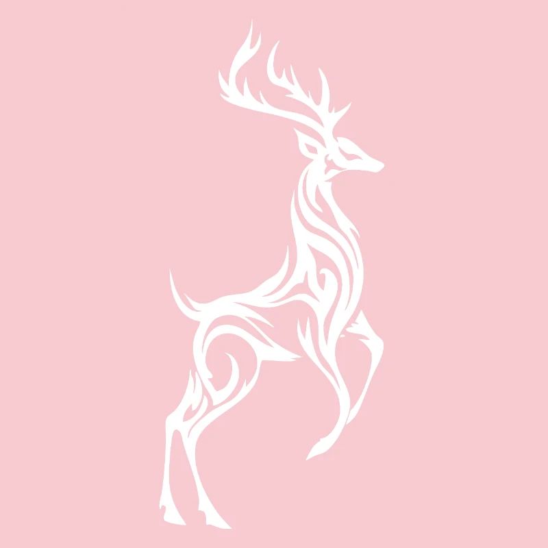 Wild Deer Silhouette