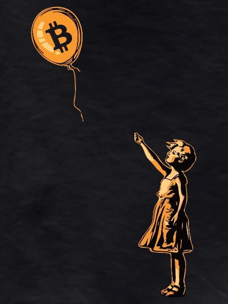 Bitcoin Balloon Girl
