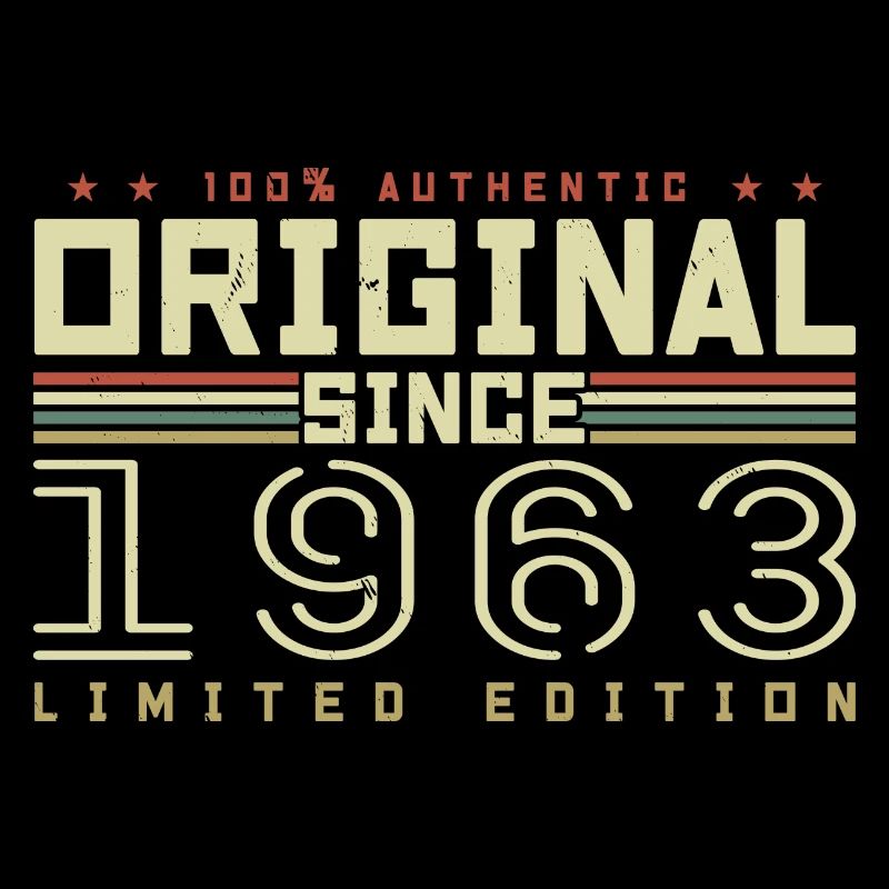 Original 1963 Geburtstagsgeschenk 1963 Retro 1963