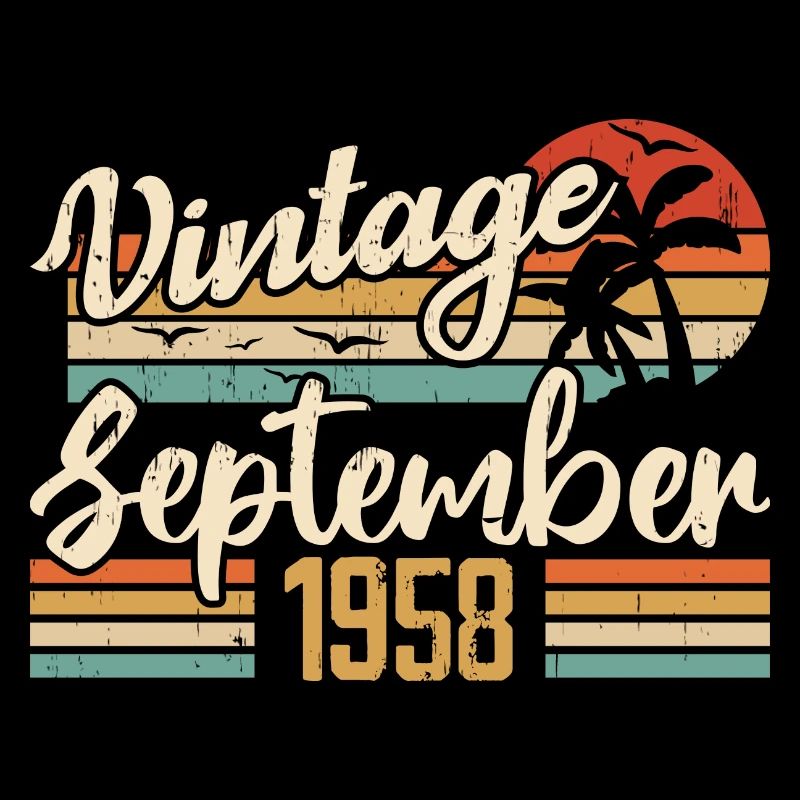 September 1958 Birthday Gift September 1958