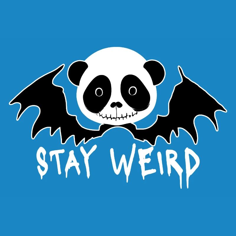 Restez bizarre Goth Panda
