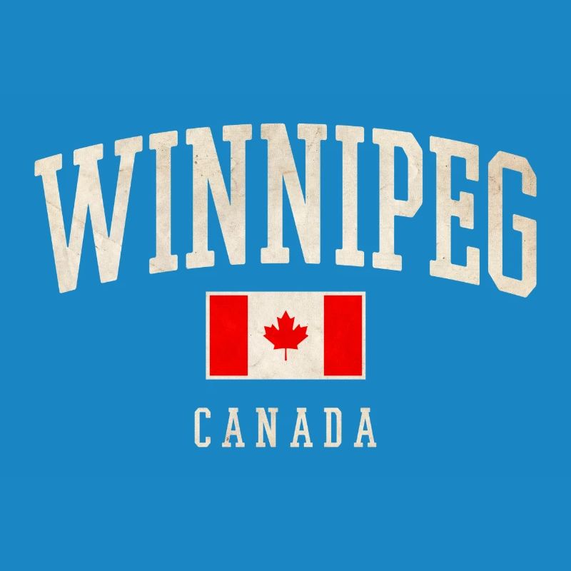 Winnipeg Canada Rétro Varsity