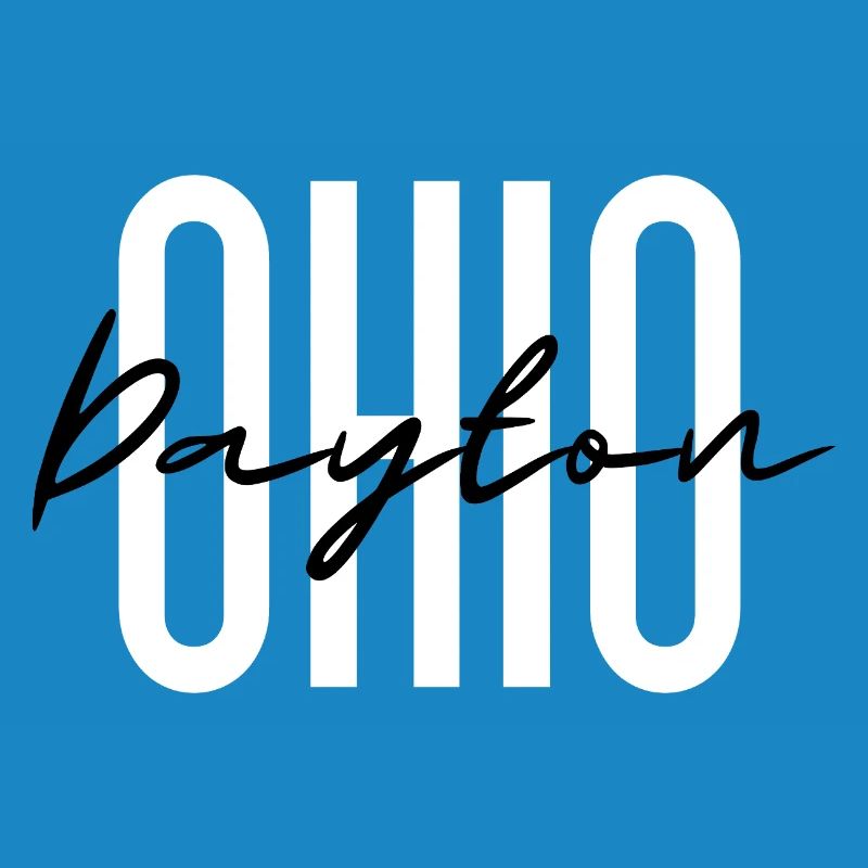 Ohio Script Overlay auf fetten Blockbuchstaben