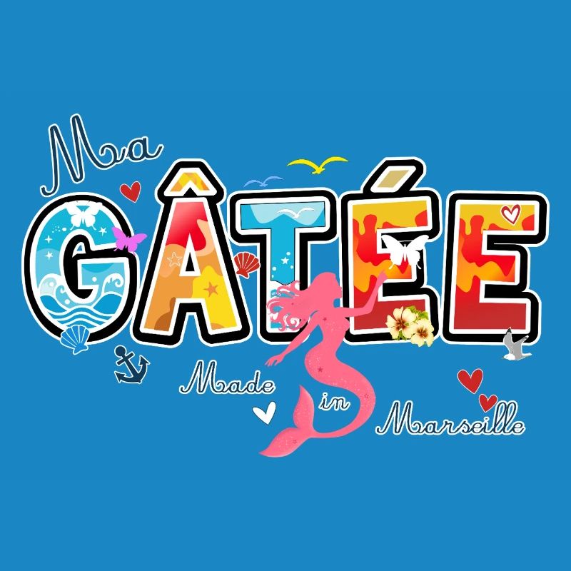 Ma Gatée, Expression marseillaise, valentines gift