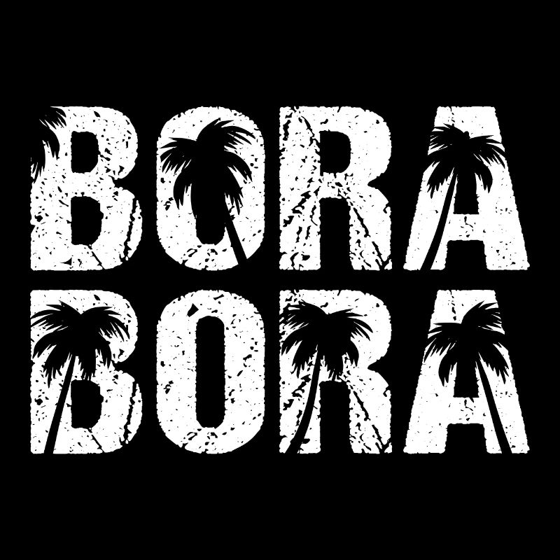 Bora Bora Palm Trees Pacific Palm Island