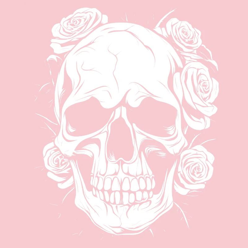 Skull Skull Roses Gothic Rose Goth