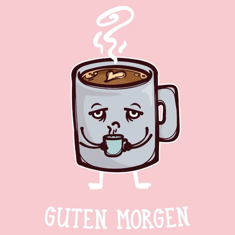 Frühstück Kaffee Koffein Statement Kaffeetrinker