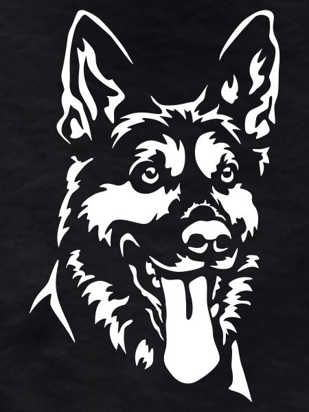 German Shepherd Head