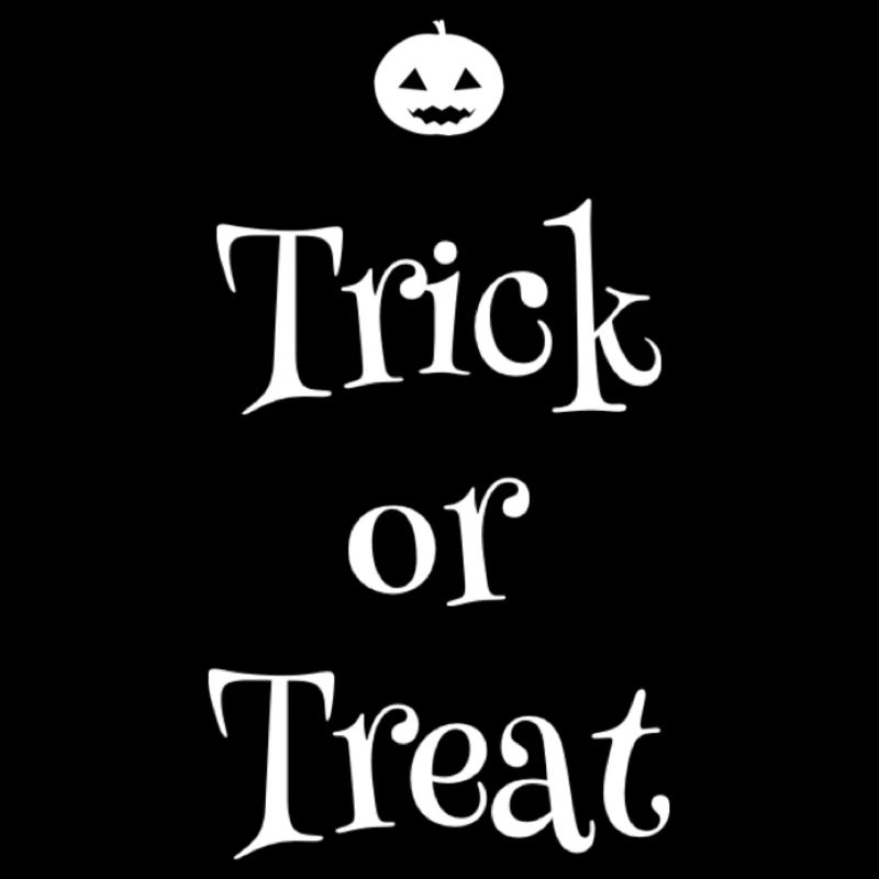 Spooky Halloween Trick or Treat design