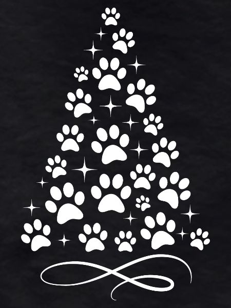 Paw Print - Christmas Tree