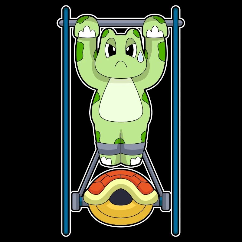 Turtle Bodybuilder Pull-ups Bodybuilding