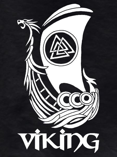 White Viking Ship