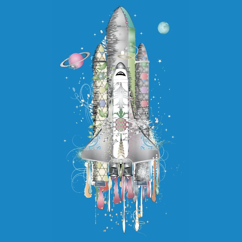 Imaginative Space Shuttle - Artfully Designed