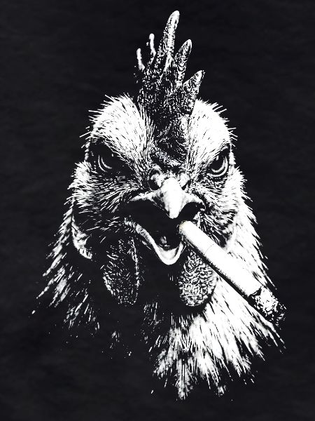 Smoking Hen Graphic