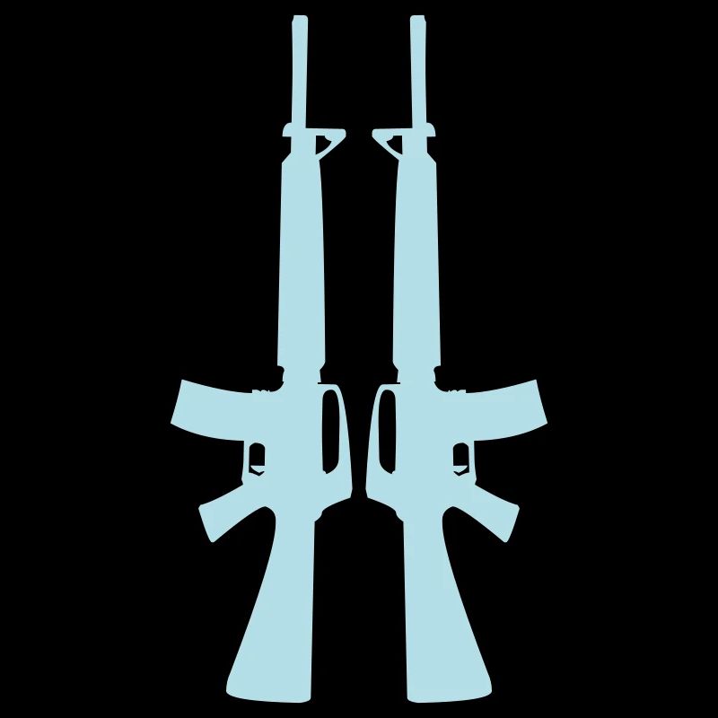 Doppelgewehr Silhouette