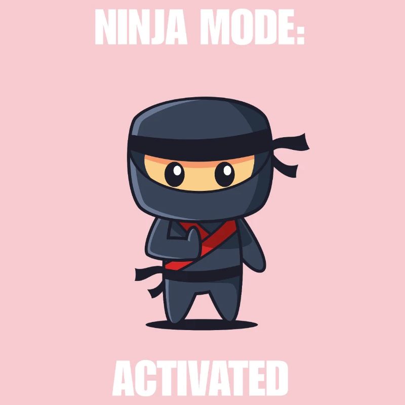 Chemise activée par la mode ninja – Diction ninja drôle