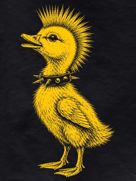 Punk Chick Mohawk Animal Shirt