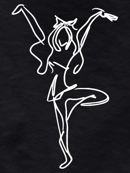 Cheerleader Drawing