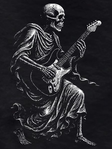 Skeleton Rock Guitar