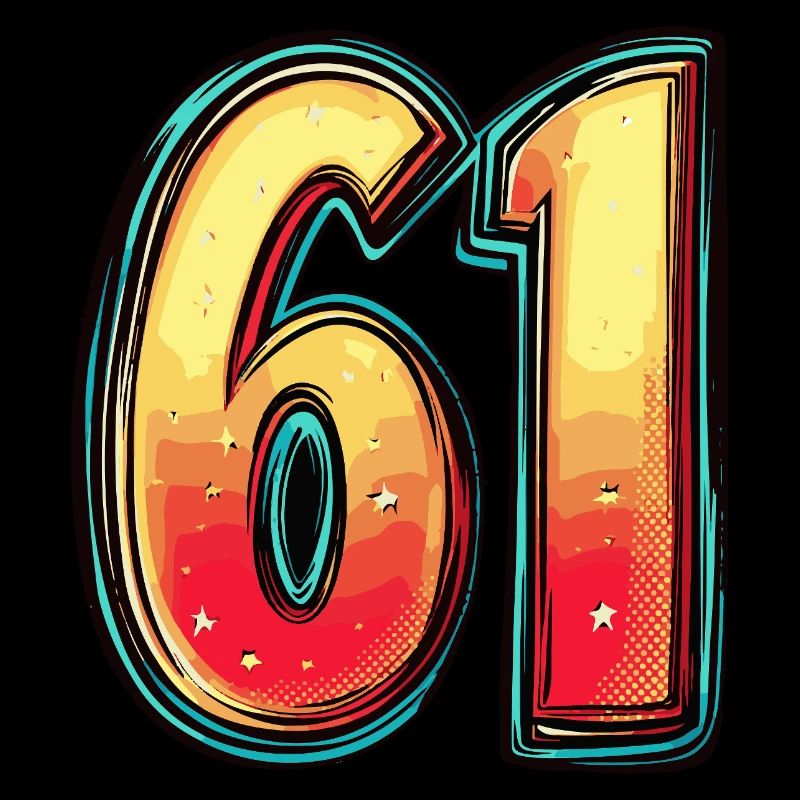Bande dessinée à 61 chiffres