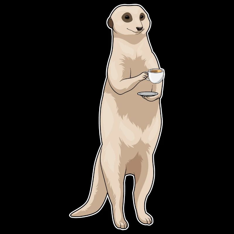 Tasse de café suricate