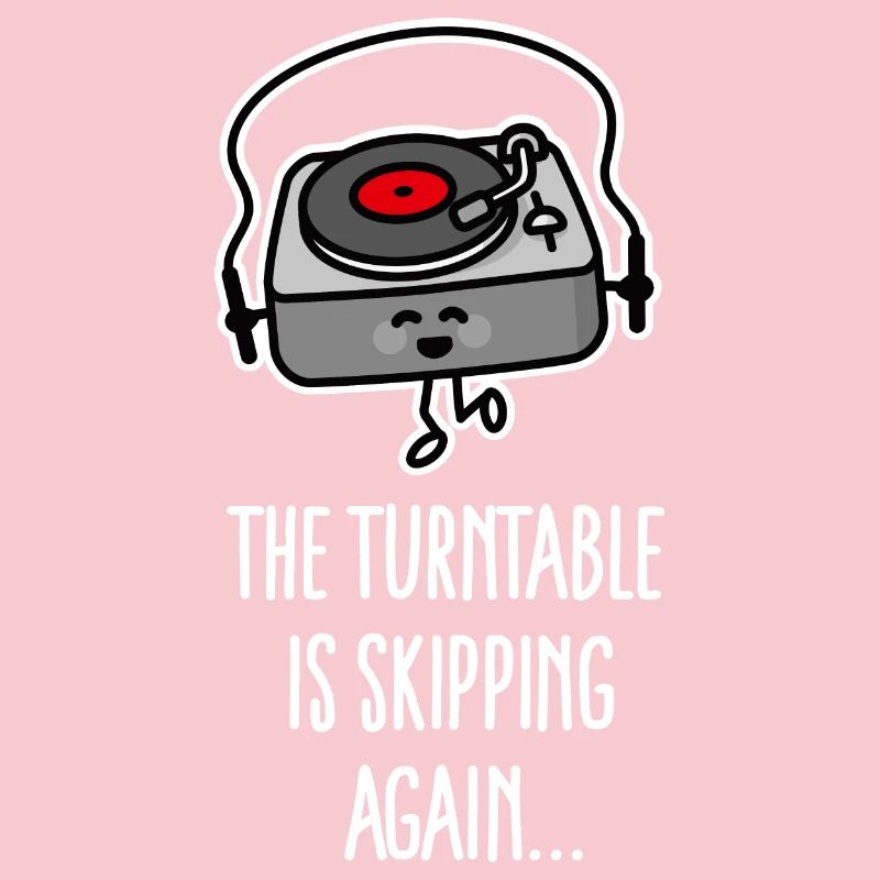 Vinyl record turntable jumps again