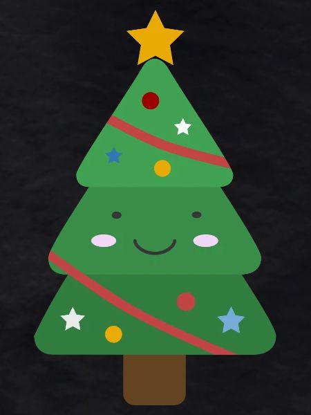 Cute Christmas tree