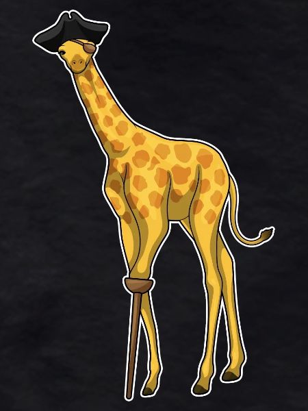 Giraffe Pirate Pirate Hat