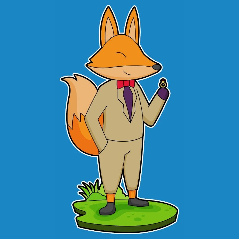 Fuchs Bräutigam Ehering Hochzeit