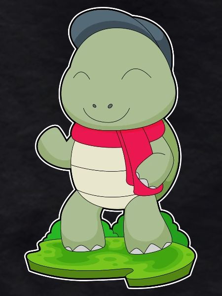 Turtle Winter Scarf
