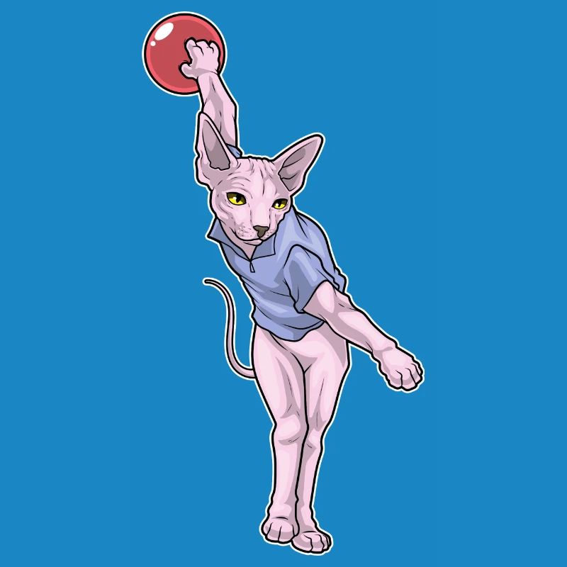 Sphynx Cat Bowling Boule de bowling