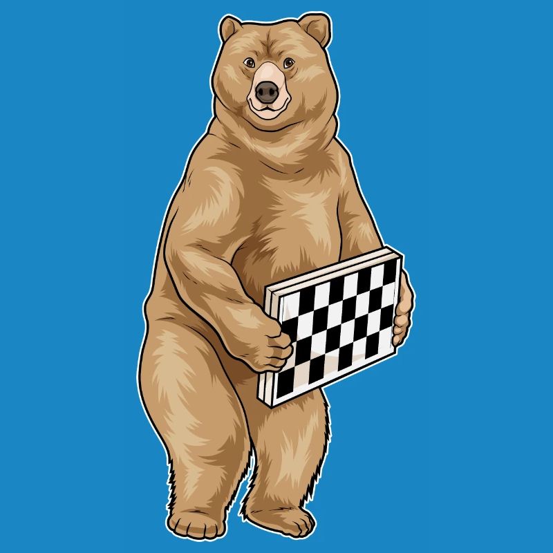 Bear Chessboard Chess Board Game
