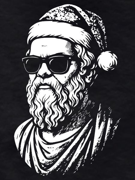 Santa Sunglasses Pop Art
