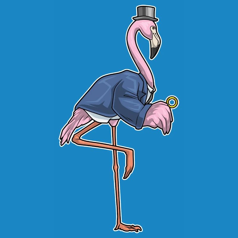 Flamingo Bräutigam Ehering Hochzeit