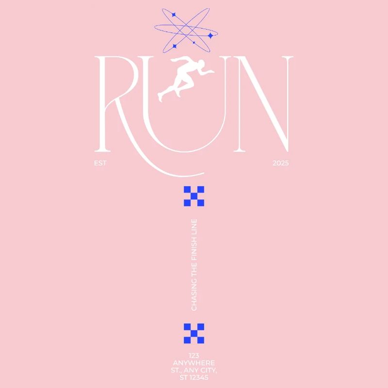 RUN Neon Runner Glyphs