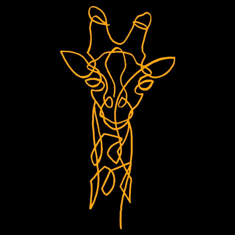 Skizze der Giraffe