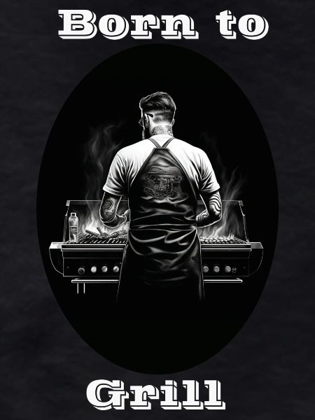 Born to Grill white