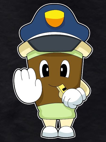 Coffee Policeman Whistle Police
