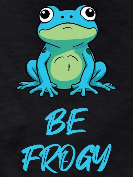 Frosch Blau