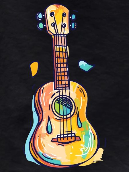 Ukulele Comic Look