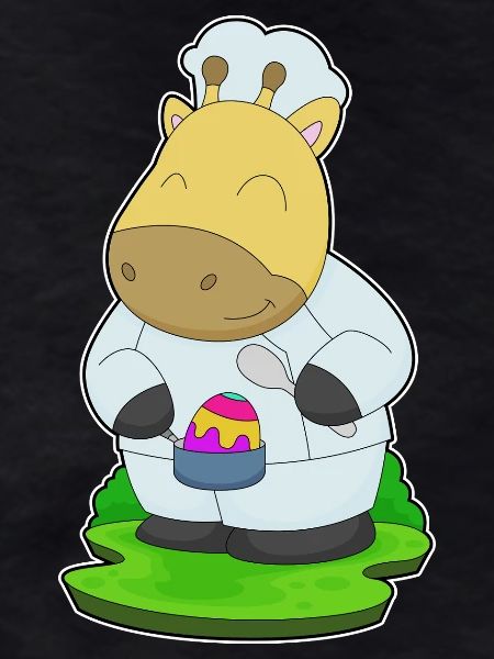 Giraffe Easter Cooking