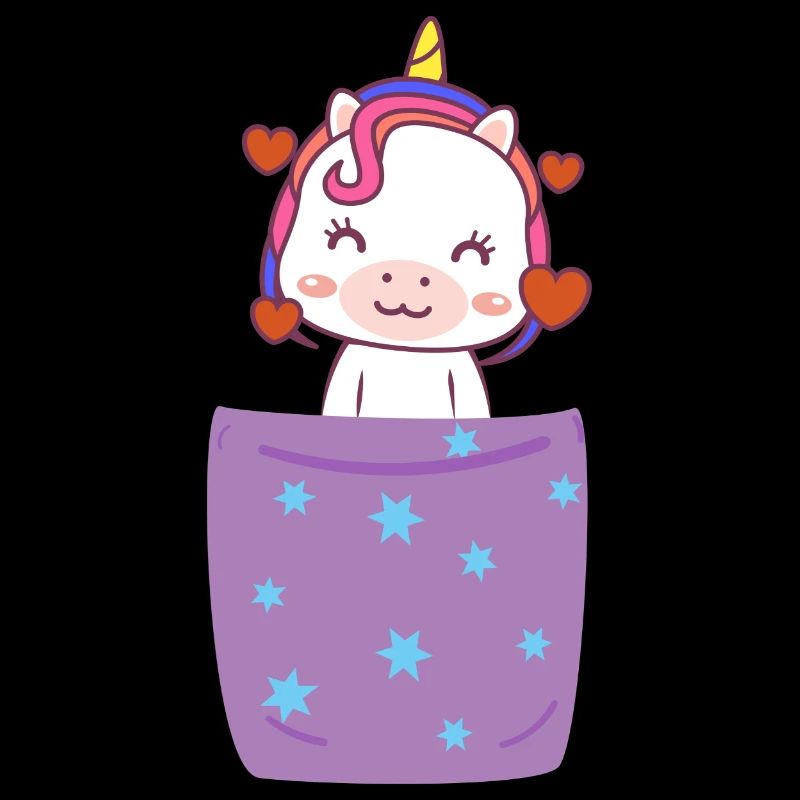 Licorne dans la poche de poitrine