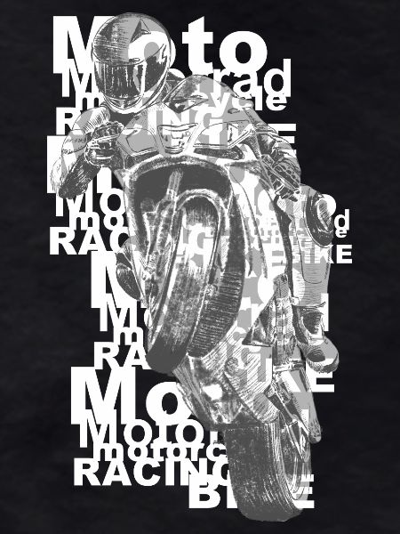 Motorcycle Rider Collage